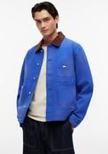 Tommy Jeans Contrast Collar Canvas Chore Jacket, Providence Blue image