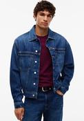 Tommy Jeans Relaxed Denim Trucker Jacket, Dark Denim Blue image
