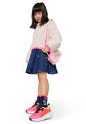 Billieblush Girl Embroidery Denim Skirt, Blue image