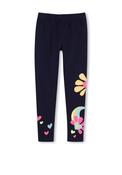 Billieblush Girl Floral and Heart Legging, Navy image