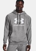 Under Armour Rival Big Logo Hoodie, Castlerock Light Heather image