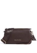 Valentino Maury Pebbled Faux Leather Crossbody Bag, Chocolate Brown image