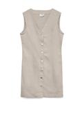 Vero Moda Sleeveless Denim Dress, White image