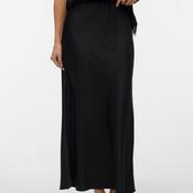 Vero Moda Merle Satin Feel Maxi Skirt, Black image