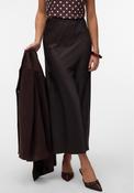 Vero Moda Merle Satin Feel Maxi Skirt, Brown image