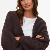 Vero Moda Maybe Open Knitted Cardigan, Brown