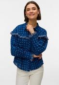 Vero Moda Clarence Embroidered Shirt, Blue image