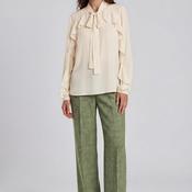 Vero Moda Laney Chiffon Bow Tie Blouse, Cream