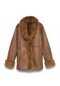 Vero Moda Milano Reverse Neckline Jacket, Brown image