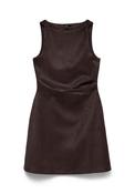 Vero Moda Birka Sleeveless Mini Dress, Brown image
