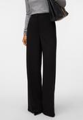 Vero Moda Bellis Mid Rise Wide Leg Trousers, Black image