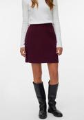 Vero Moda Allison High Waist Short Skirt, Wine image