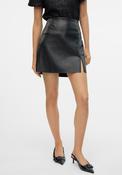 Vero Moda Nelly Faux Leather Mini Skirt, Black image