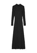 Vero Moda Luna Long Lace Dress, Black image