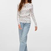 Vero Moda Girl Lavender Bloom Long Sleeve Top, White image