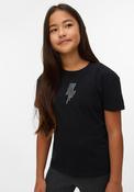 Vero Moda Girl Loa Lilo Short Sleeve Top, Black image