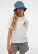 Vero Moda Girl Fruity Short Sleeve Top, Snow White image