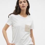 Vero Moda Philipa Embroidered Detail T-Shirt, White image