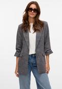 Vero Moda Frida Single Breasted Blazer, Grey image