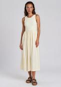 Vero Moda U-Neck A-Line Midi Dress, White image