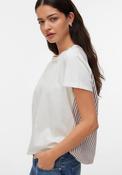 Vero Moda Fie Short Sleeve with Back Print T-Shirt, White image