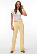 Vero Moda Tessa High Ride Wide Leg Jeans, Yellow image