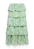 Vero Moda Noelle Tube Jacquard Dress, Green Multi image
