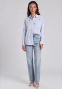 Vero Moda Tira Rose Embroidered Blouse, Blue image