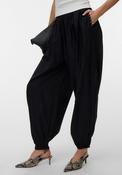 Vero Moda Heather High Waisted with Stud Detail Trousers, Black image