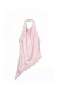 Vero Moda Nicolina Halter Neck Lace Detail Top, Pink image