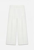 Vero Moda Nancy High Waisted Wide Leg Trousers, White image