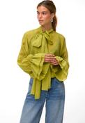 Vero Moda Kehlani Ruffle Detail Blouse, Green image
