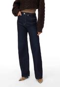 Vero Moda Tessa Wide Leg Jeans, Dark Blue Denim Rinse image