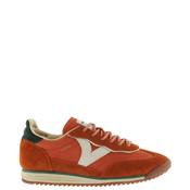 Victoria Saturno Nylon Split Leather Trainers, Orange image
