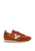 Victoria Saturno Nylon Split Leather Trainers, Orange image