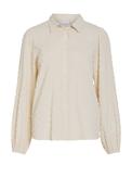Vila Brietta Textured Shirt, Birch image