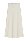 Vila Brietta Textured Midi Skirt, Birch