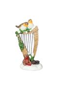 Verano Irish Christmas Harp Ornament image