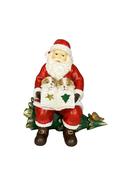 Verano Santa Reading Book Christmas Ornament image