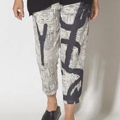 My Soul Letters Tapered Trousers, Sand