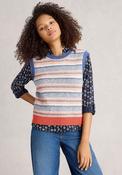 White Stuff Tara Sleeveless Knit Vest, Multi-Coloured image