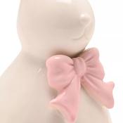 Widdop Bingham Eggs-traordinary Gift Co. Bunny With Pink Bow Figurine