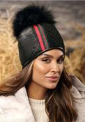 Willi Defisa Signature Tape Pom Pom Hat, Black Multi image
