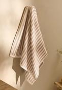 Riva Yard Hebden Striped Cotton Towels, Natural image