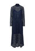 Y.A.S Linala Lace Sequin Long Dress, Navy image