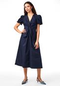Y.A.S Stray Midi Dress, Navy Blazer image