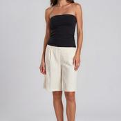 Yas Dotly Polka Dot Long Shorts, Off White image