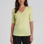 Yest Ramona V-Neck Short Sleeve T-Shirt, Green