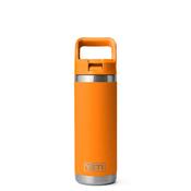 YETI Rambler 18oz Bottle with Straw Lid, Orange