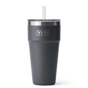 YETI Rambler 26oz Straw Cup, Charcoal